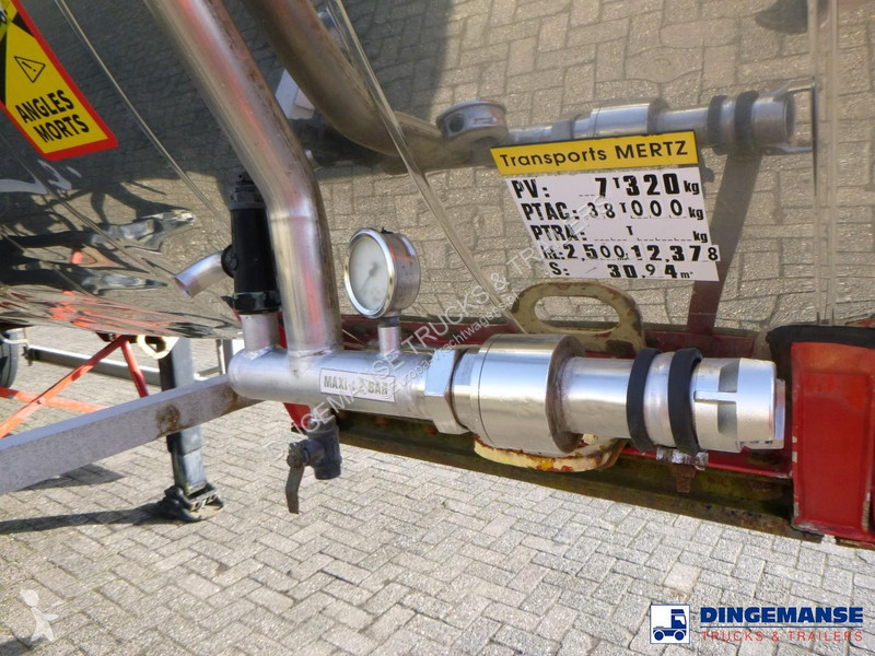نصف مقطورة Magyar Chemical tank inox 32.5 m3 /...