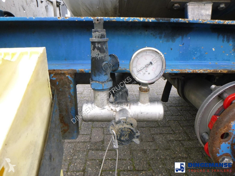 نصف مقطورة Magyar Chemical tank inox L4BH 32.9...