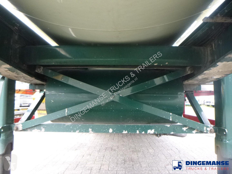 نصف مقطورة Feldbinder Powder tank alu 60 m3...