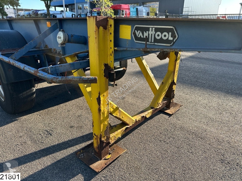 نصف مقطورة Van Hool Chassis 20 ft, Leaf spring