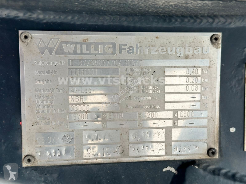 Semiremorca  WILLIG 4 Kammern...
