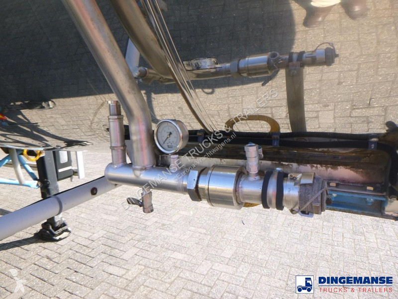 Félpótkocsi Magyar Chemical tank inox L4BH 33.3...