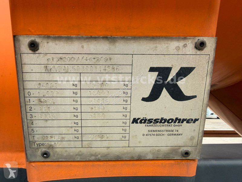 نصف مقطورة Kässbohrer STB CT11 2021 35m³ FIII...