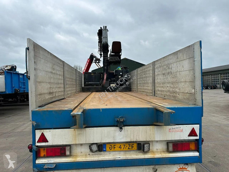 نصف مقطورة KWB P-423-STI-R 3 AXLE BPW + HIAB...