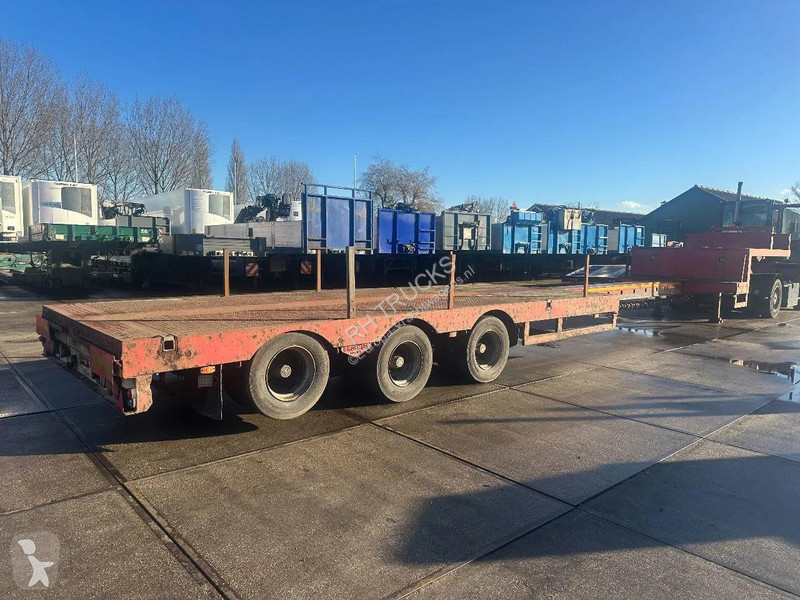 نصف مقطورة Broshuis 3 AXLE , EXTENDABLE 5 METER