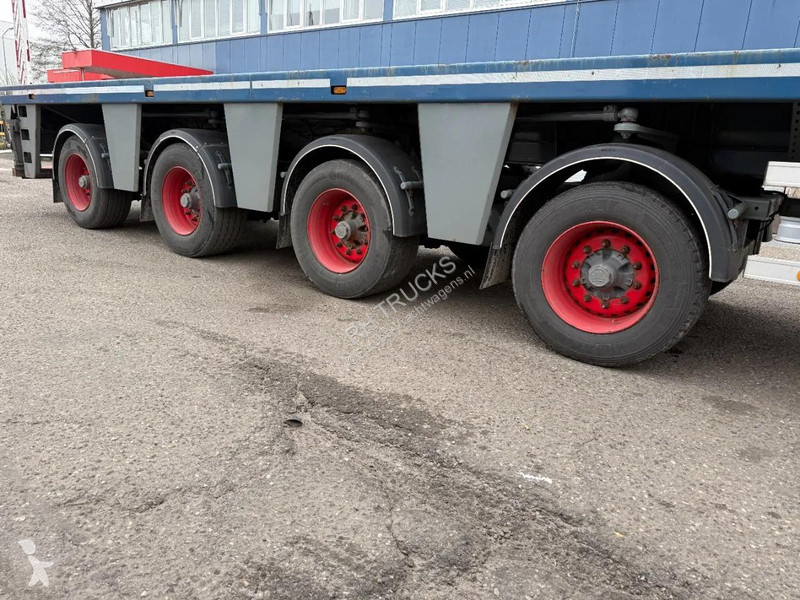 نصف مقطورة Broshuis 4 AXLE - BPW - 4X STEERING...
