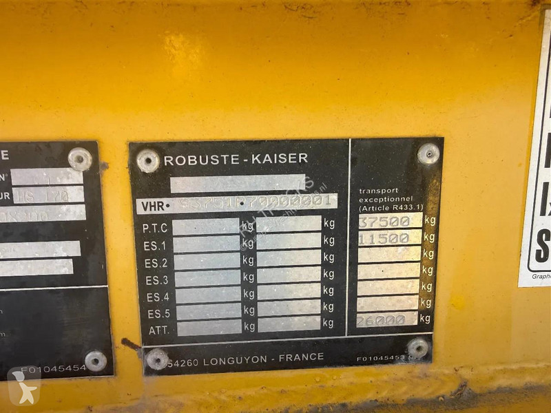 نصف مقطورة Kaiser S72B4P MET DOLLY