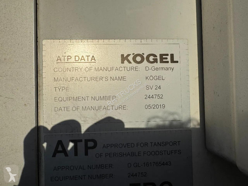 نصف مقطورة Kögel S24-4 CARRIER VECTOR 1550 3X...