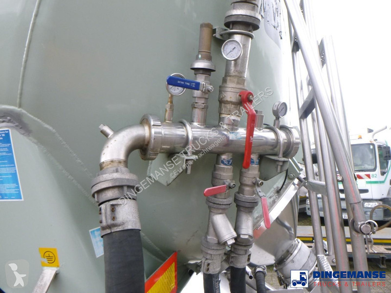 نصف مقطورة Feldbinder Powder tank alu 60 m3...