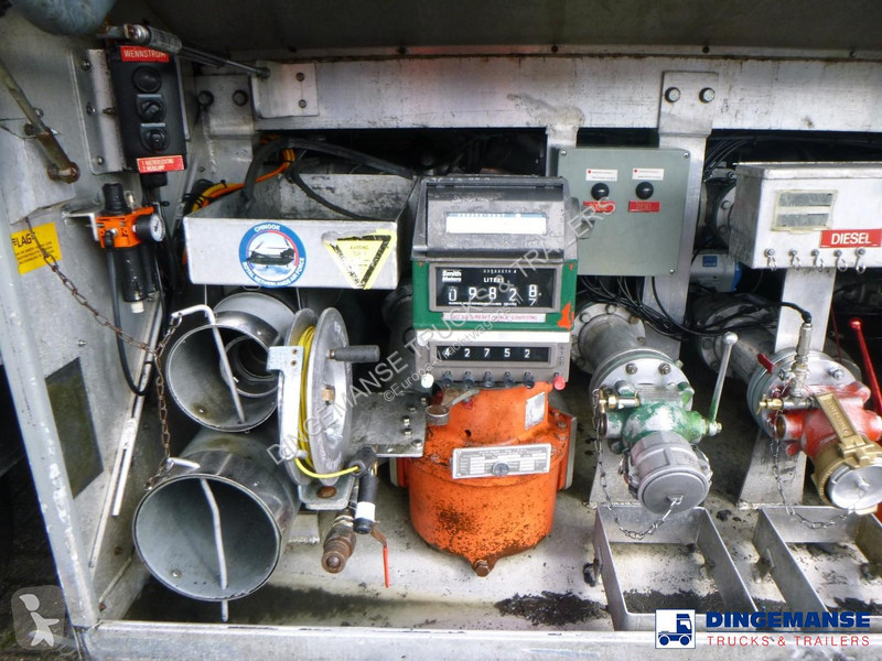 نصف مقطورة LAG Fuel tank alu 50.5 m3 / 5 comp +...