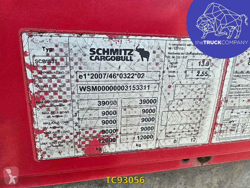 نصف مقطورة Schmitz Cargobull