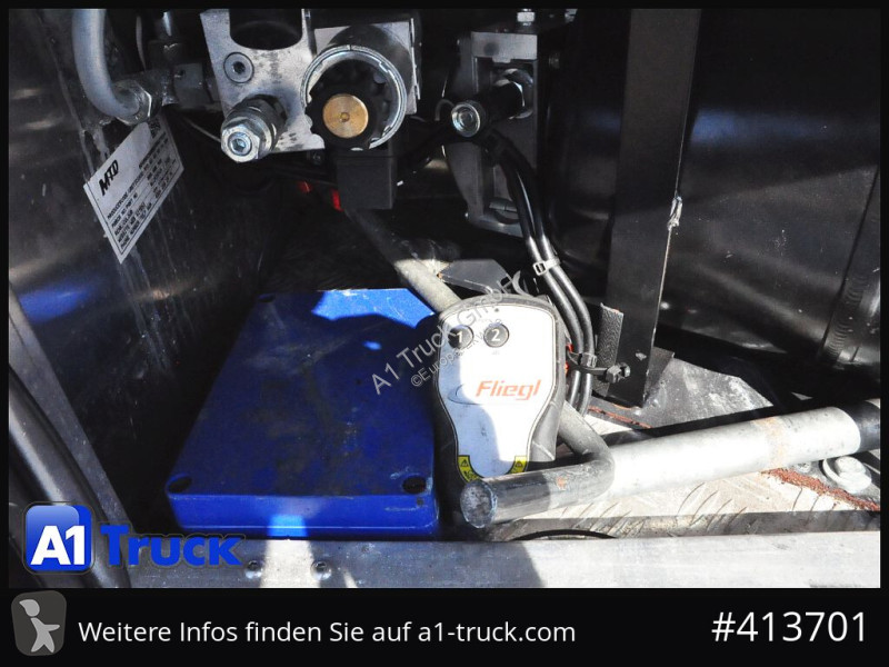 نصف مقطورة Fliegl SDS 480, Tieflader Stapler...