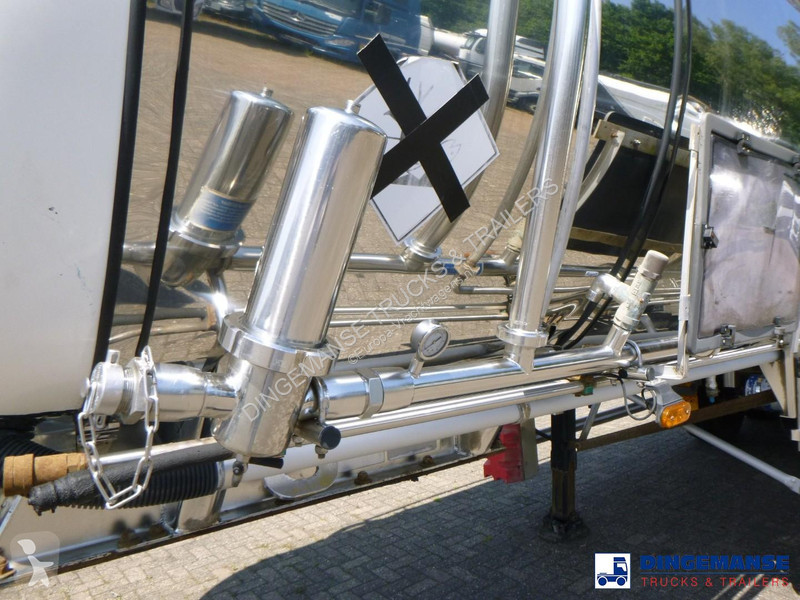 Semi remorque Feldbinder Chemical tank inox 30...