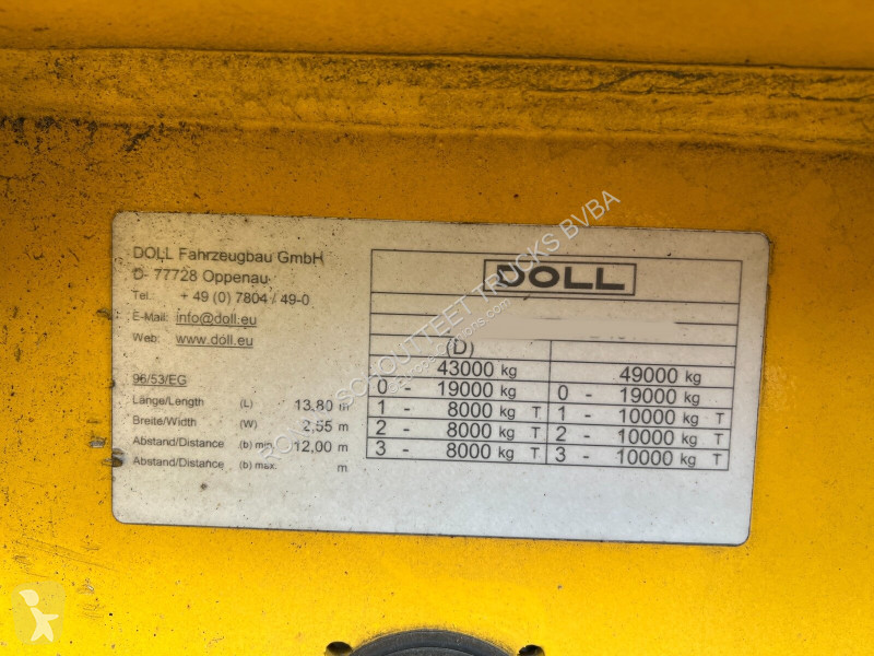 نصف مقطورة Doll Doll SH3-OGR3, Doll SH3-OGR3,...