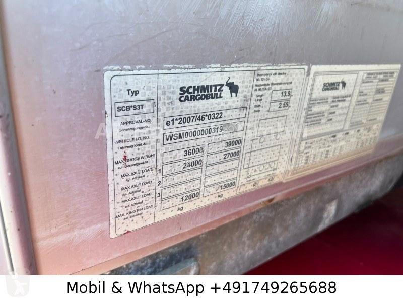 نصف مقطورة Schmitz Cargobull 24/L...