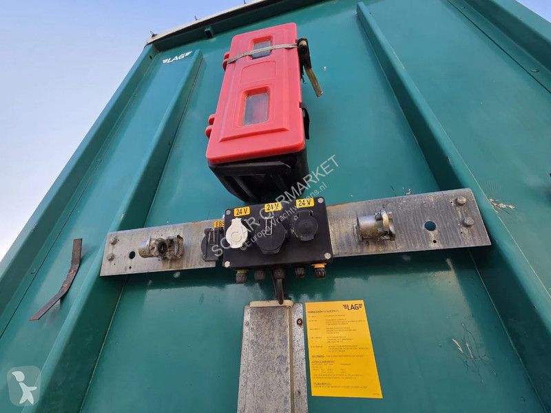نصف مقطورة LAG 3 axle curtain trailers saf axles