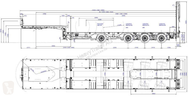 نصف مقطورة Goldhofer 4-(1+3)-Achs-Tele-Semi-2P....
