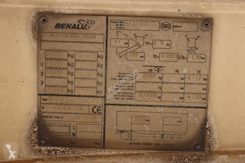 Semi remorque Benalu BEN