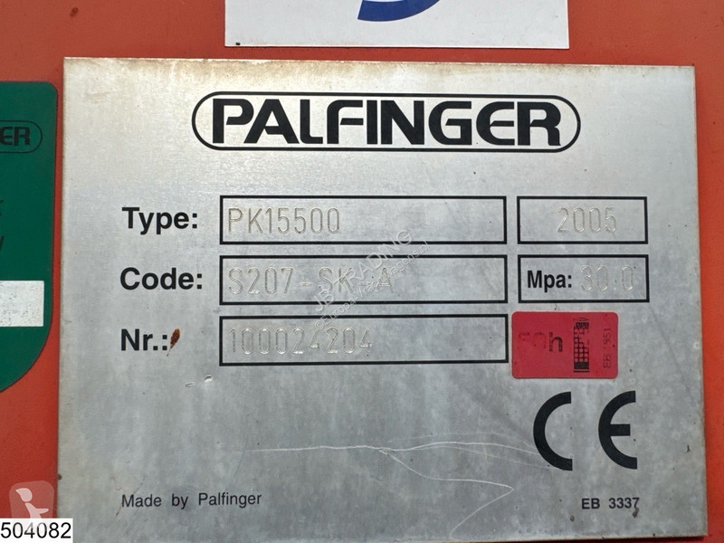 Semirremolque Samro open laadbak Palfinger PK...