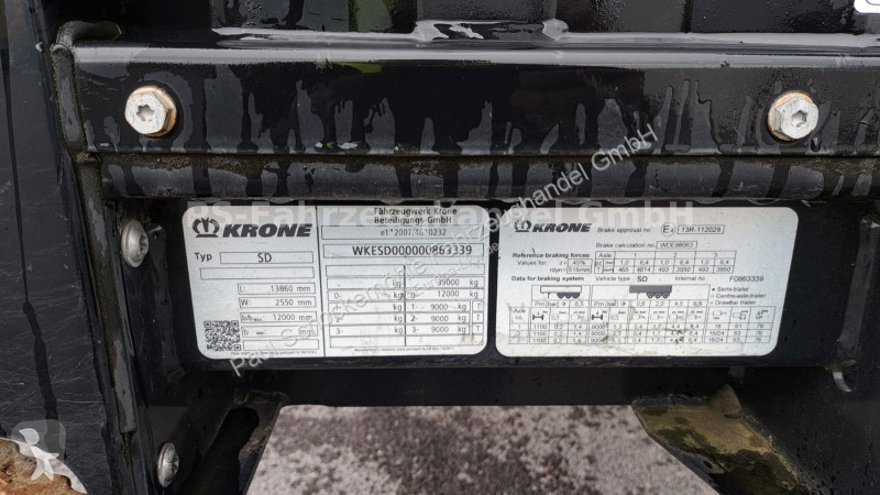 Полуприцеп Krone 27 eLB50-CS*LiftA*Edscha