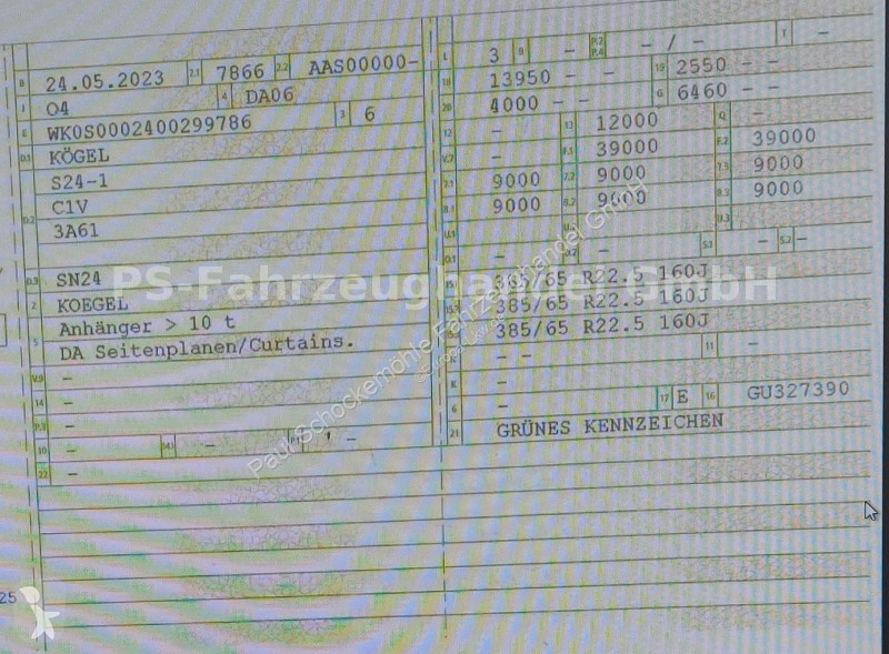 Полуприцеп Kögel SN24*Standard*BPW*...