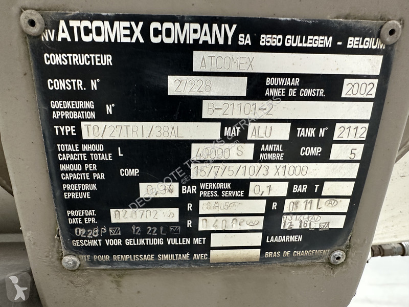 Полуприцеп Atcomex Tank 40000 L