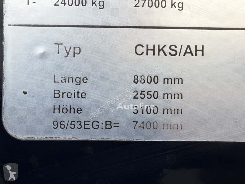 Semitrailer Carnehl CHKS AH / ALUMINIOWA / 24...