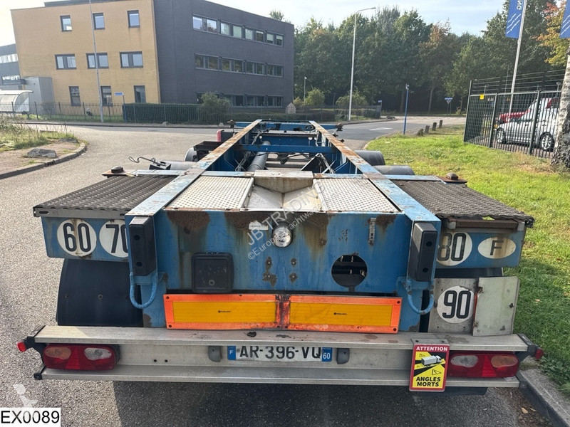Trailor Container ADR, 20 ft semi-trailer