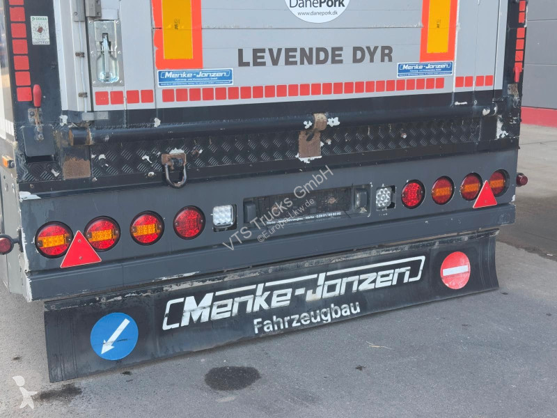 نصف مقطورة Menke SA 39 4.Stock Hubdach Ladelift...
