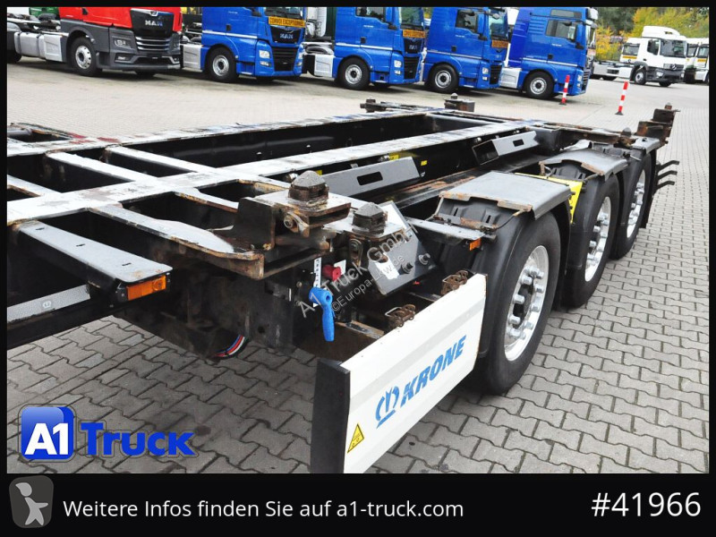 Oplegger Krone eLTU6,  Schlitten, Front und...