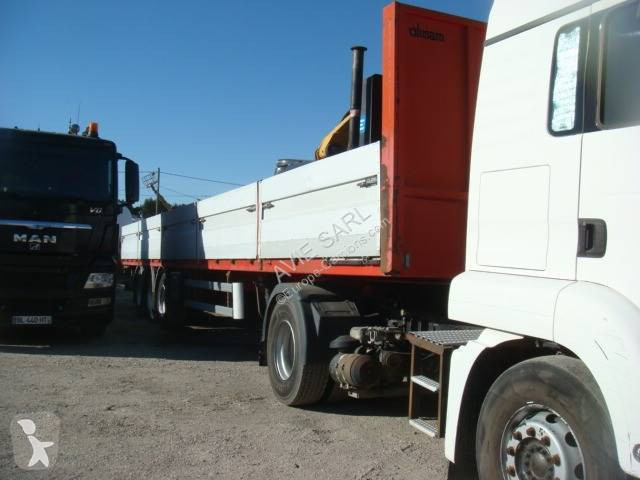 Semitrailer Samro PLATEAU GRUE 38T 15T/M