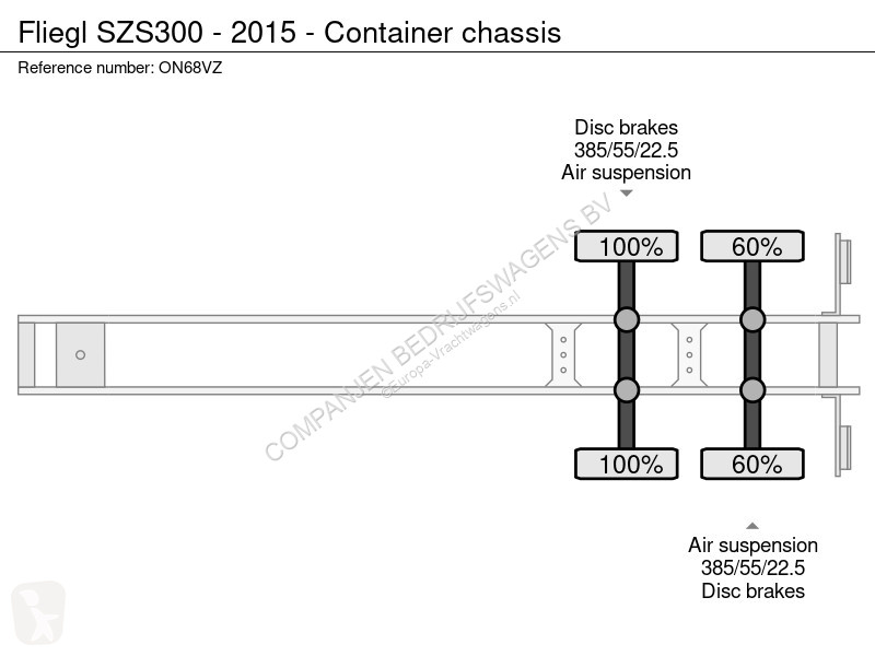 Semiremorca Fliegl SZS300 - 2015 - Container...