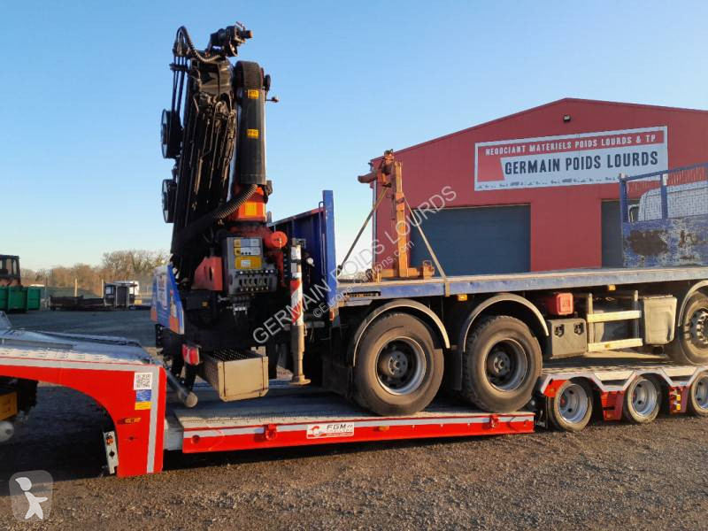 Semitrailer FGM Porte camion 3 essieux