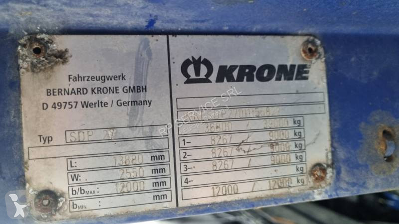 Semitrailer Krone SDP 27