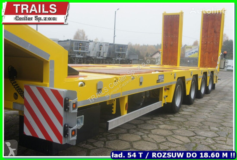 Semirimorchio Mega 4 axle low floor 18.600 m....