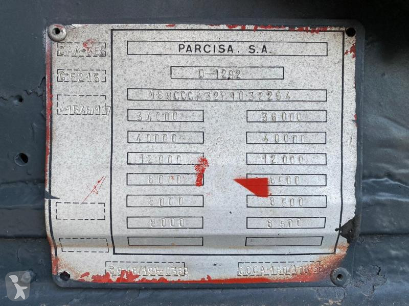 Semiremorca Parcisa  CCA 150 175