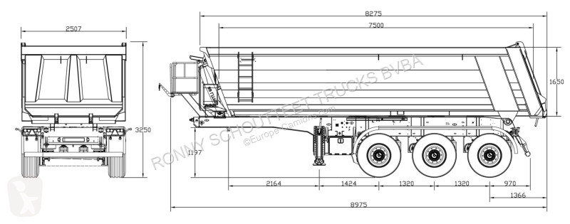 Semitrailer  Euro ATM 27 Euro ATM 27, HARDOX...
