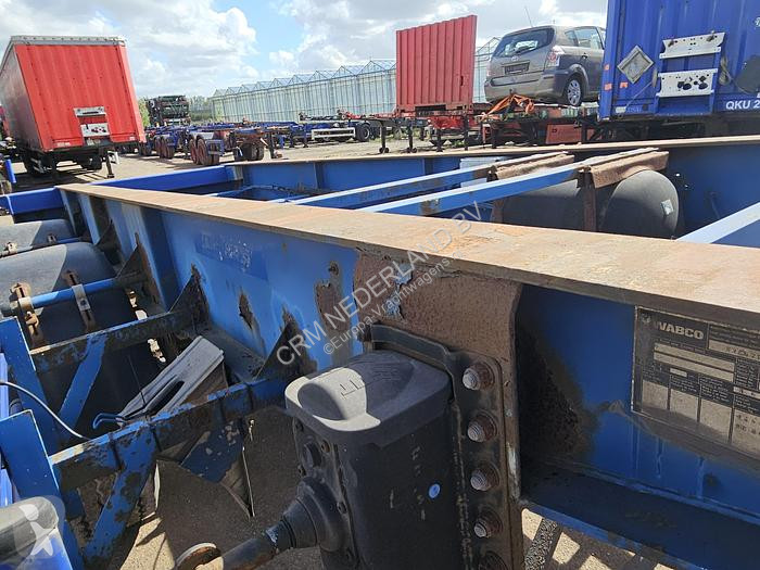 Semitrailer Renders 2 axle 20 ft container...