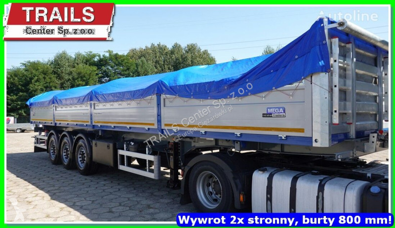 Semiremorca Mega 29 m³ / 12.600 m. 2 x side...