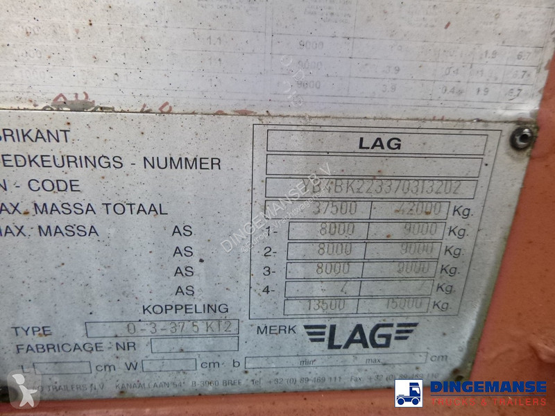 Semiremorca LAG Powder tank alu 60.5 m3 (tipping)