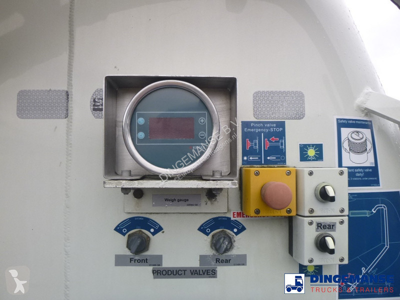 Semi reboque Feldbinder Powder tank alu 36 m3 /...