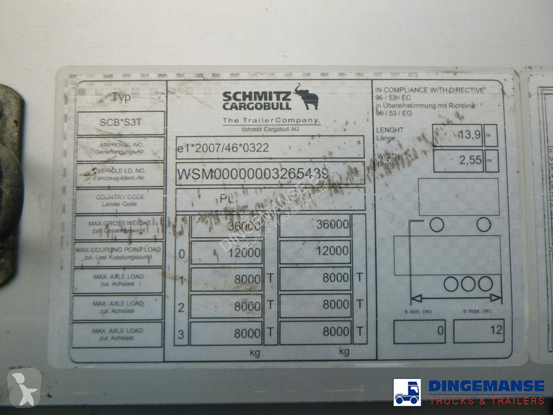 Semiremorca Schmitz Cargobull Curtain side Mega...