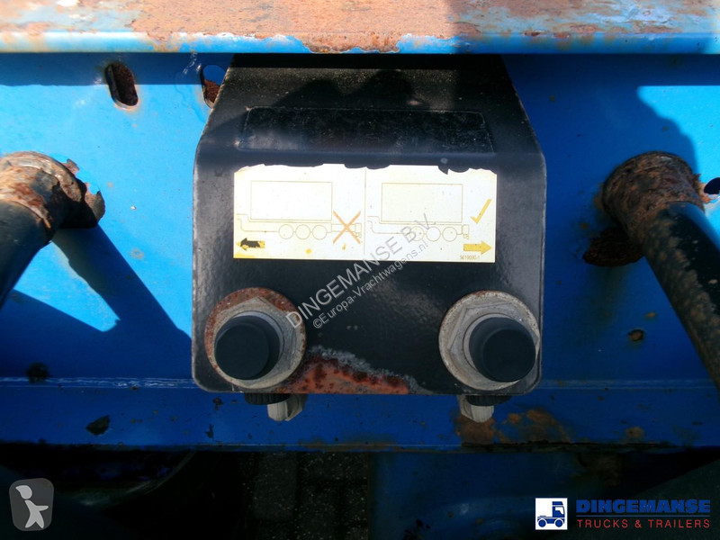 نصف مقطورة Krone 3-axle container trailer...
