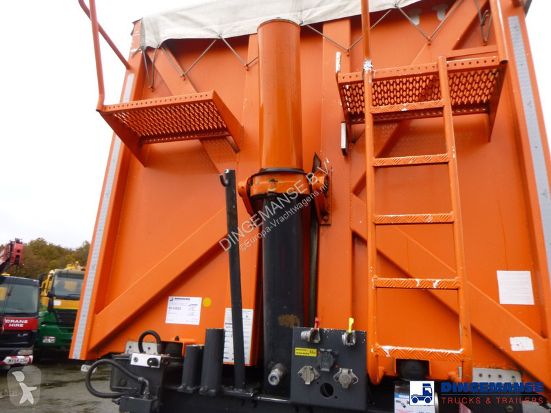 نصف مقطورة  Tipper trailer alu 59 m3 + tarpaulin