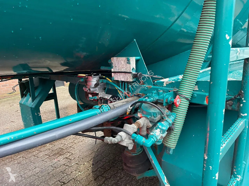 Semi reboque EKW 36m3 RVS Mestoplegger 2x...