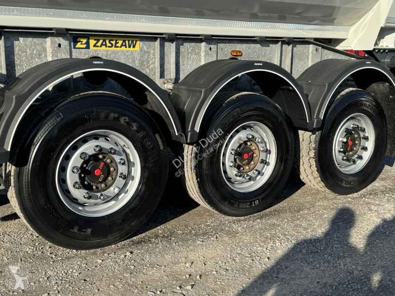 Semitrailer Zasław D-653A Mulda Stalowa Hardox 30m