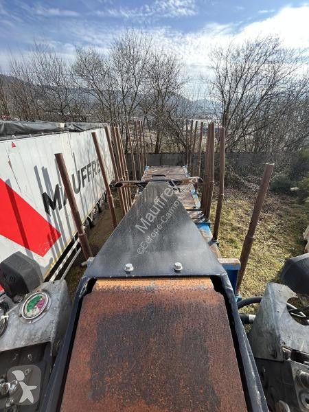 Semitrailer Diebolt  grue avec grappin rotatif