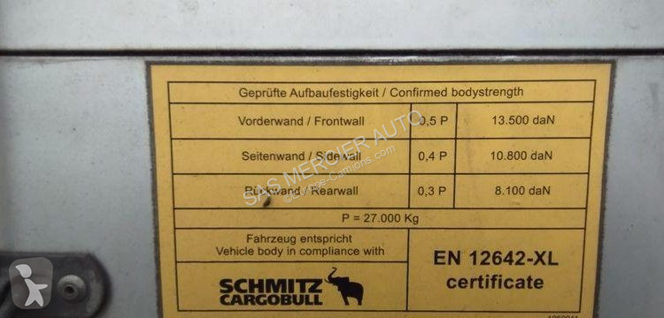 Semi remorque Schmitz Cargobull