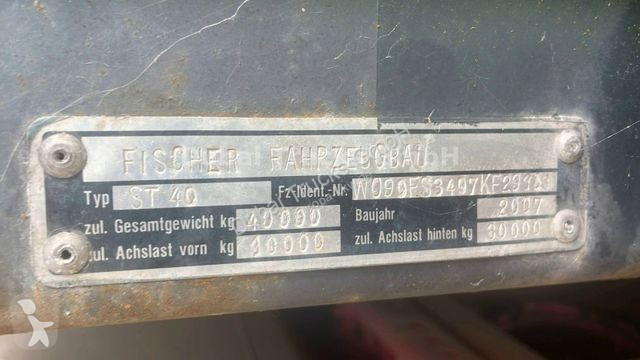 نصف مقطورة Kässbohrer ADAM / FISCHER ST40 3-Achser