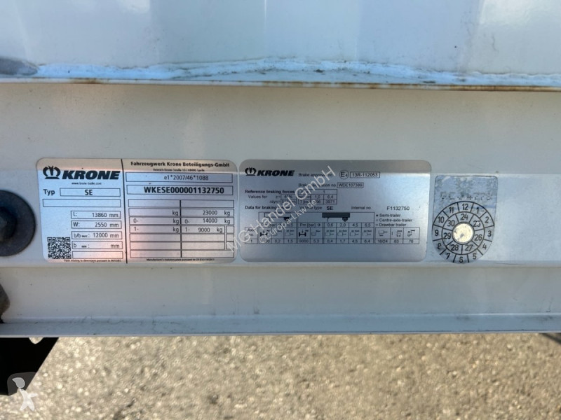 Semi reboque Krone SE/DA03  DryLiner 1-Achs...